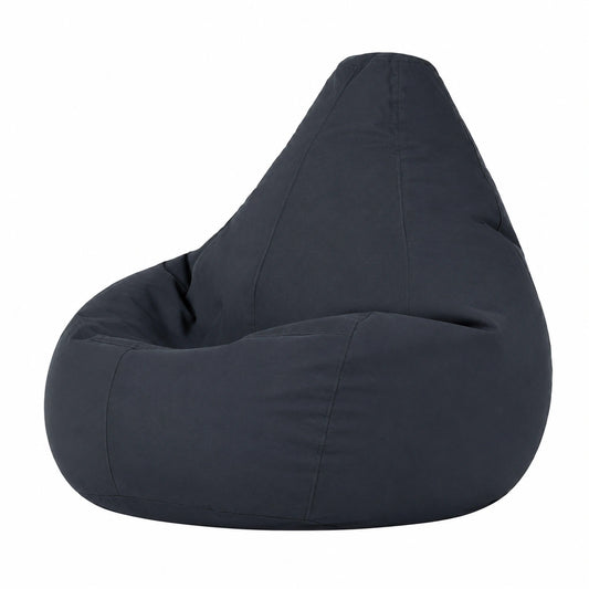 Pouf Sacco da Gaming Impermeabile, Grigio Scuro - Adatto per Esterno e Interno